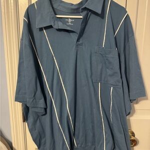 Blue Striped Men's Shirt by Jos. A. Bank